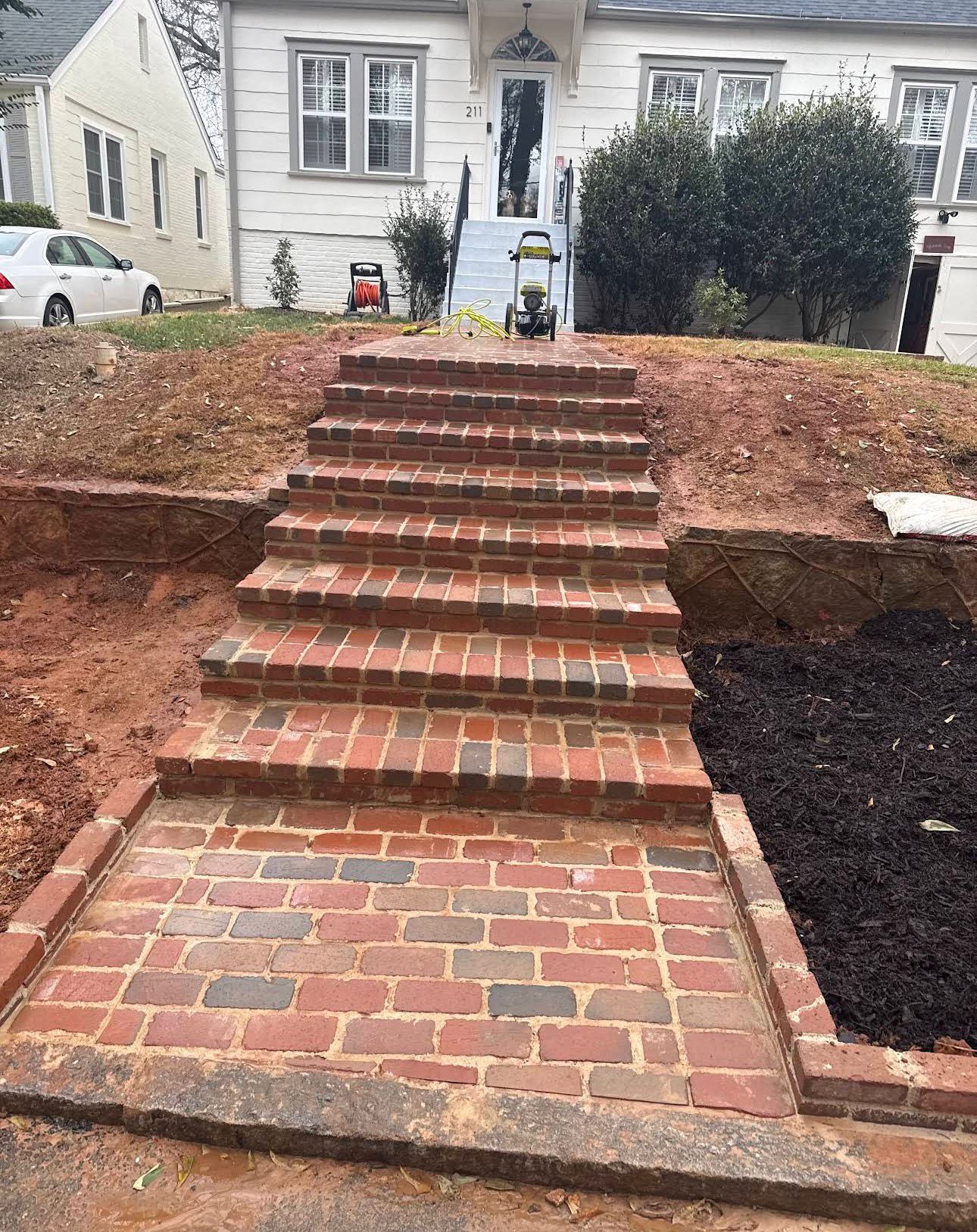 Steps porches and walkways masonry service