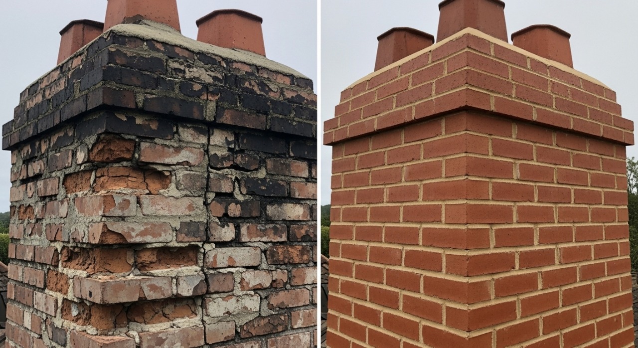 Chimney repair and rebuild service